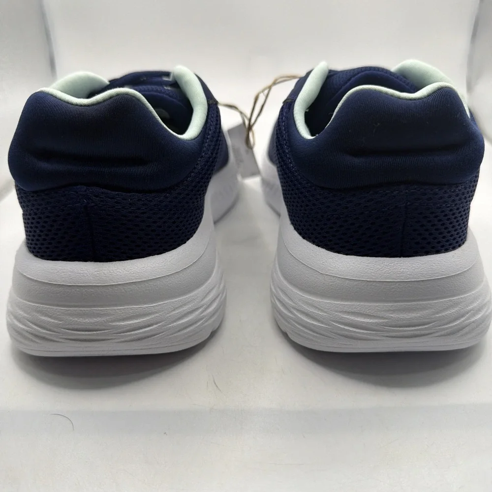 ADIDAS Women's Cloudfoam Pure Running Shoes Size 6 Blue, White & Green. New‎